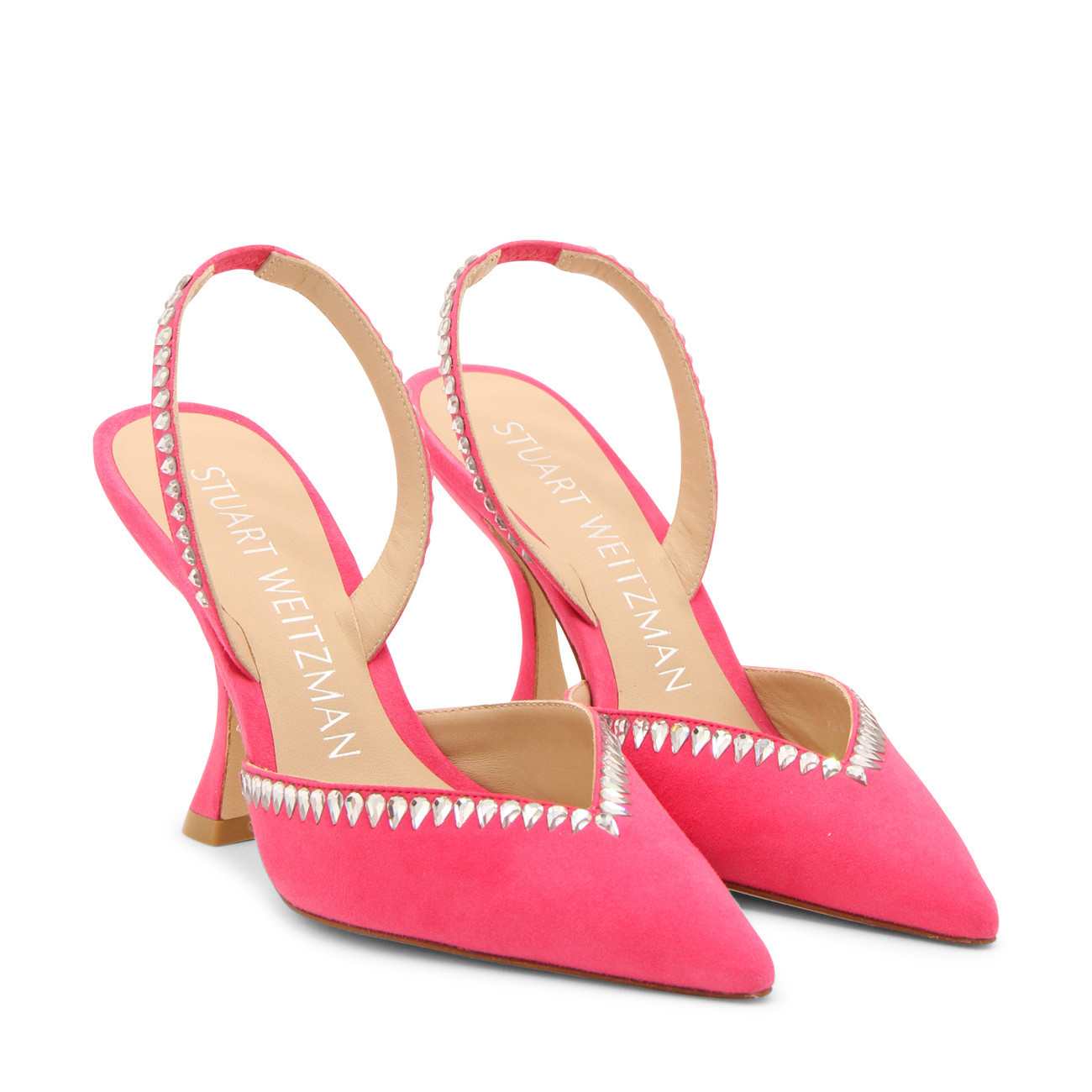 Stuart Weitzman Gemcut Xcurve 100 Slingback Pump The Sw Outlet In Multicolor