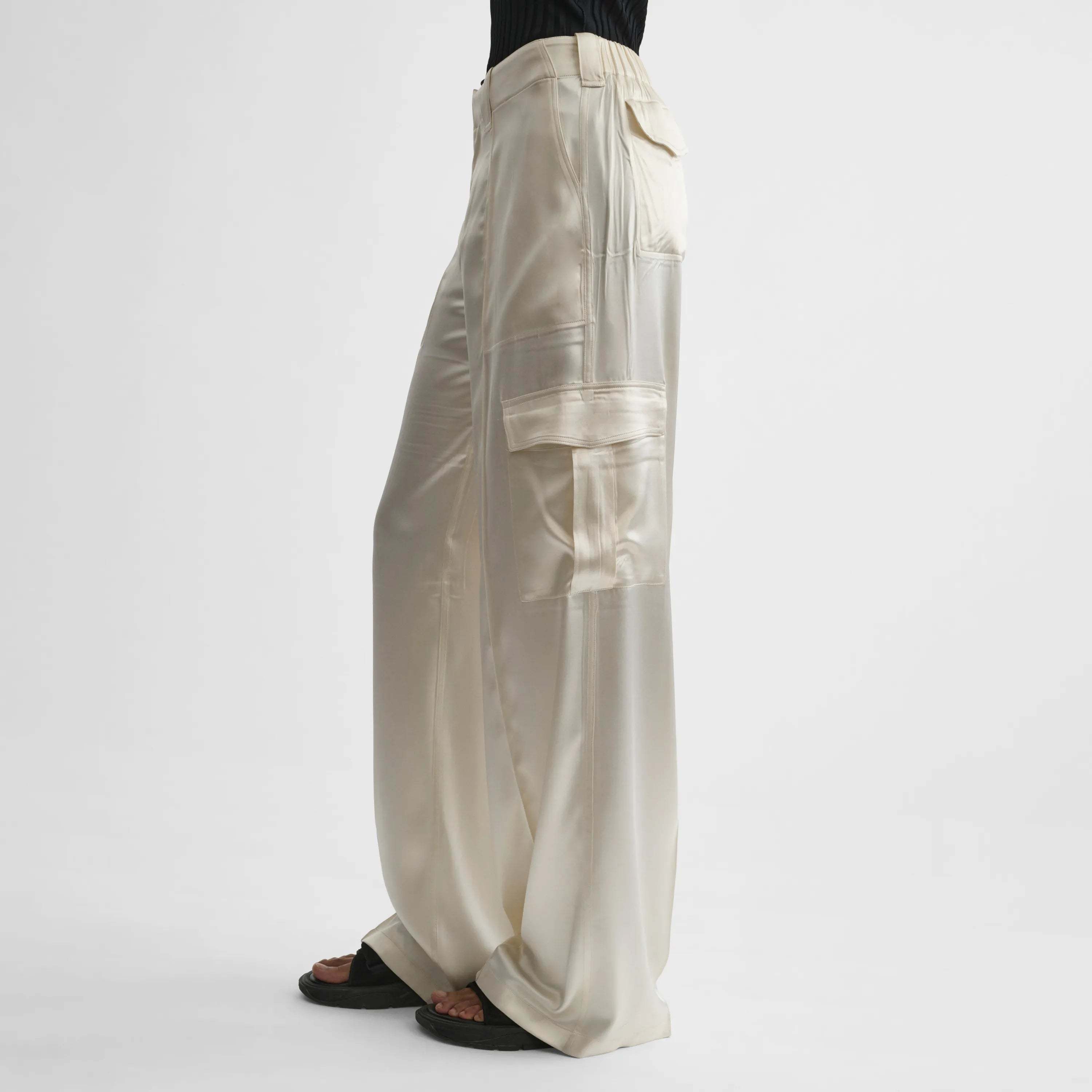 PHOEBE PHILO BELT LOOPS SLACKS