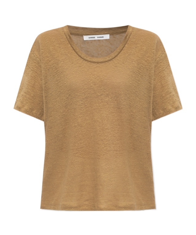 Samsoe & Samsoe Short-sleeved T-shirt In Brown