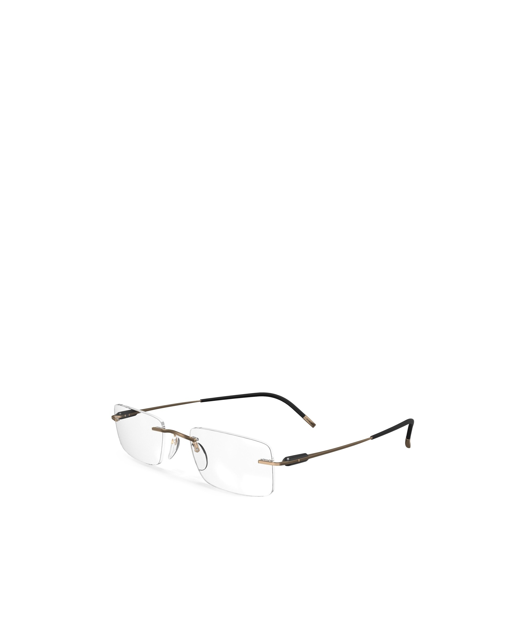 Silhouette Frameless Flat Mirror In White
