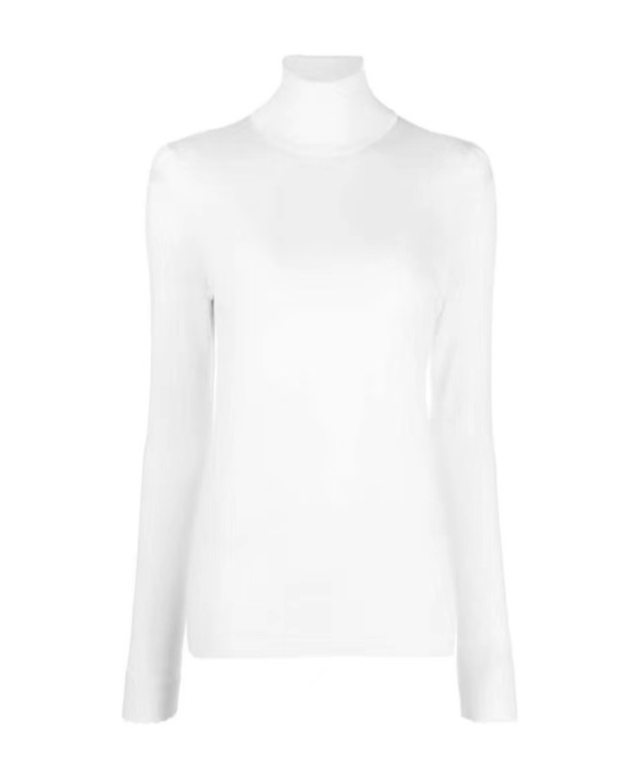 Chloé High-necked Sweater In White
