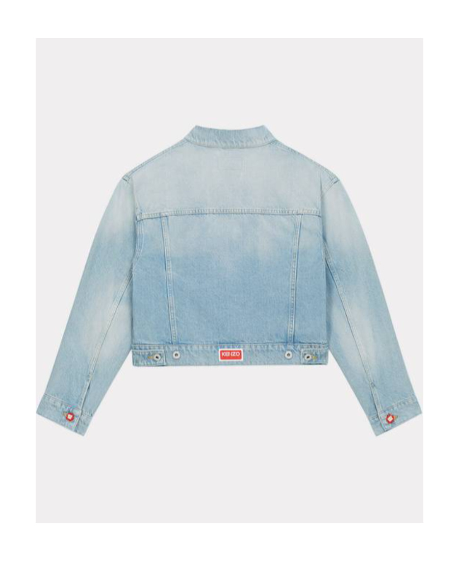 KENZO KENZO LOGO PATCH DENIM JACKET