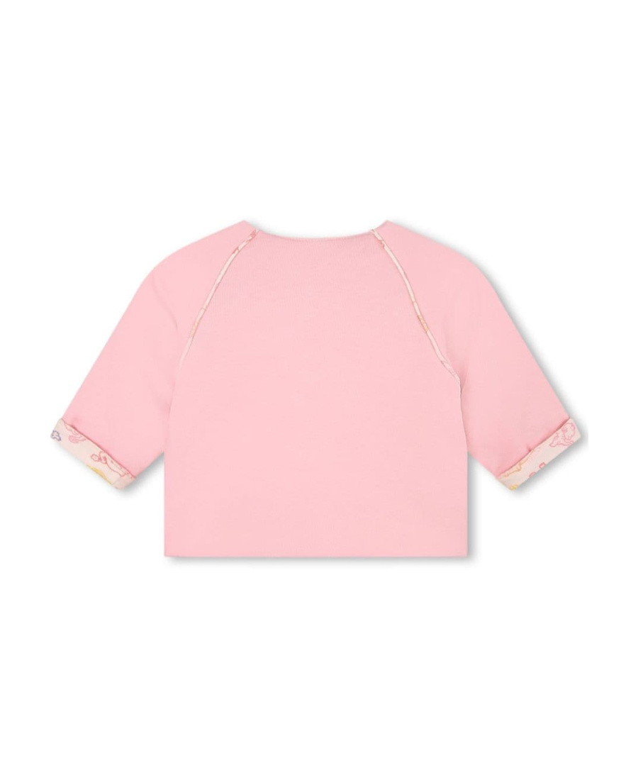 Kenzo Graphic-print Reversible Trouser Set In Pink