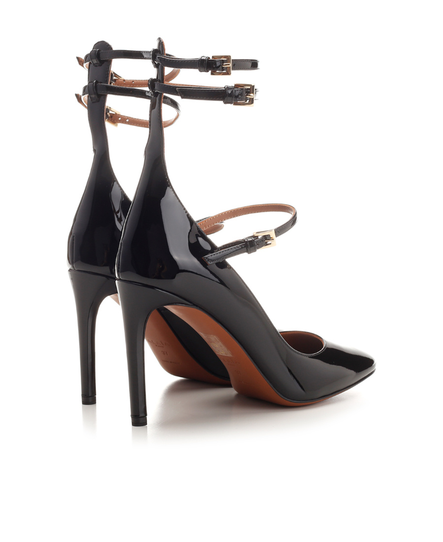Alaïa Logo High Heels In Black