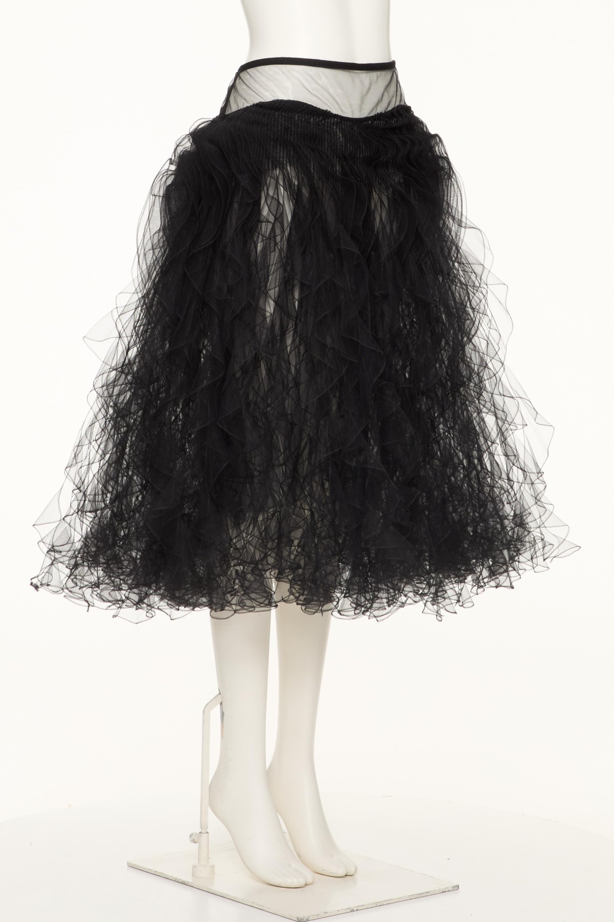Valentino Tulle Skirt In Black
