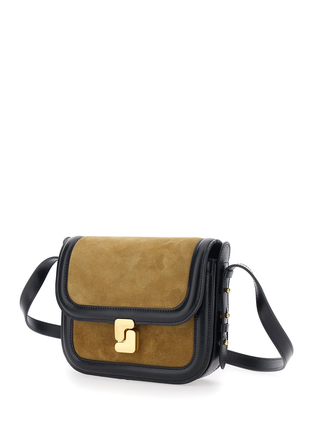 Soeur Flap Shoulder Bag In Green