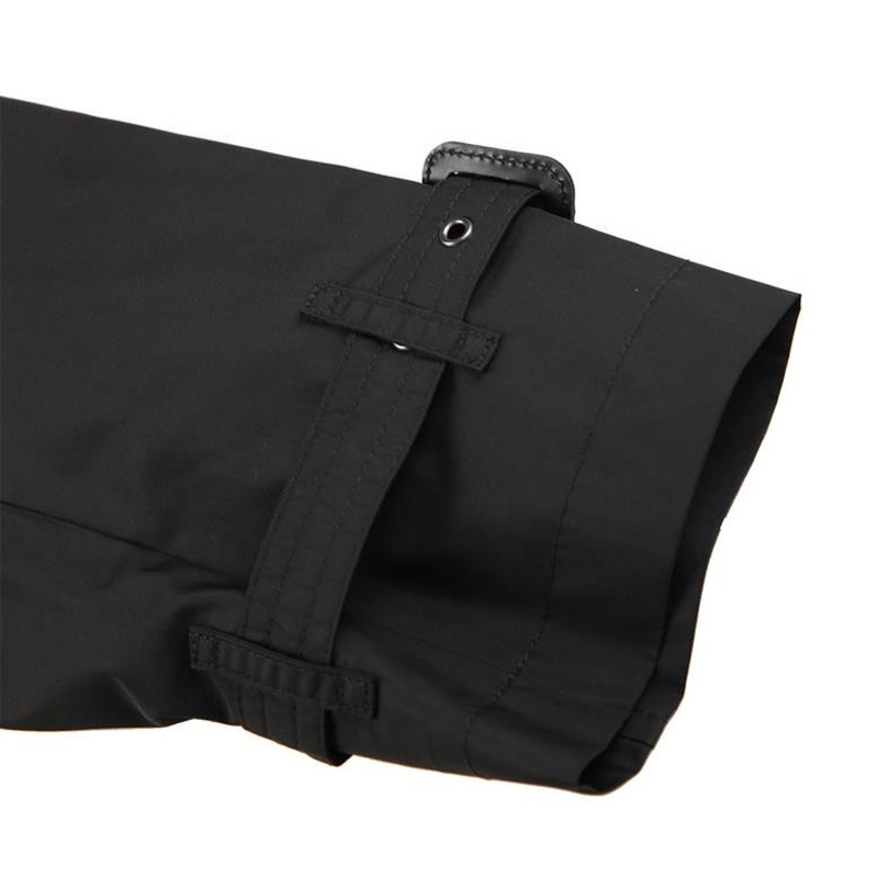 Burberry Double-breasted Trench Coat In Black