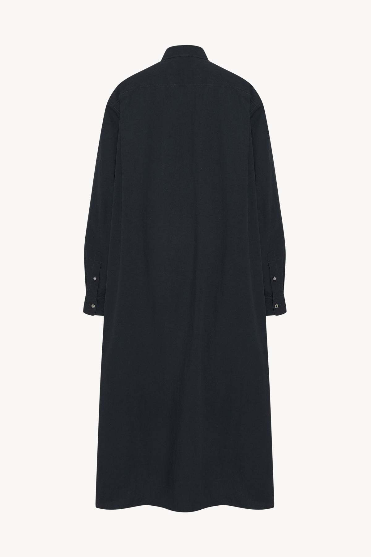 The Row Zeph Cotton Dress In Blue