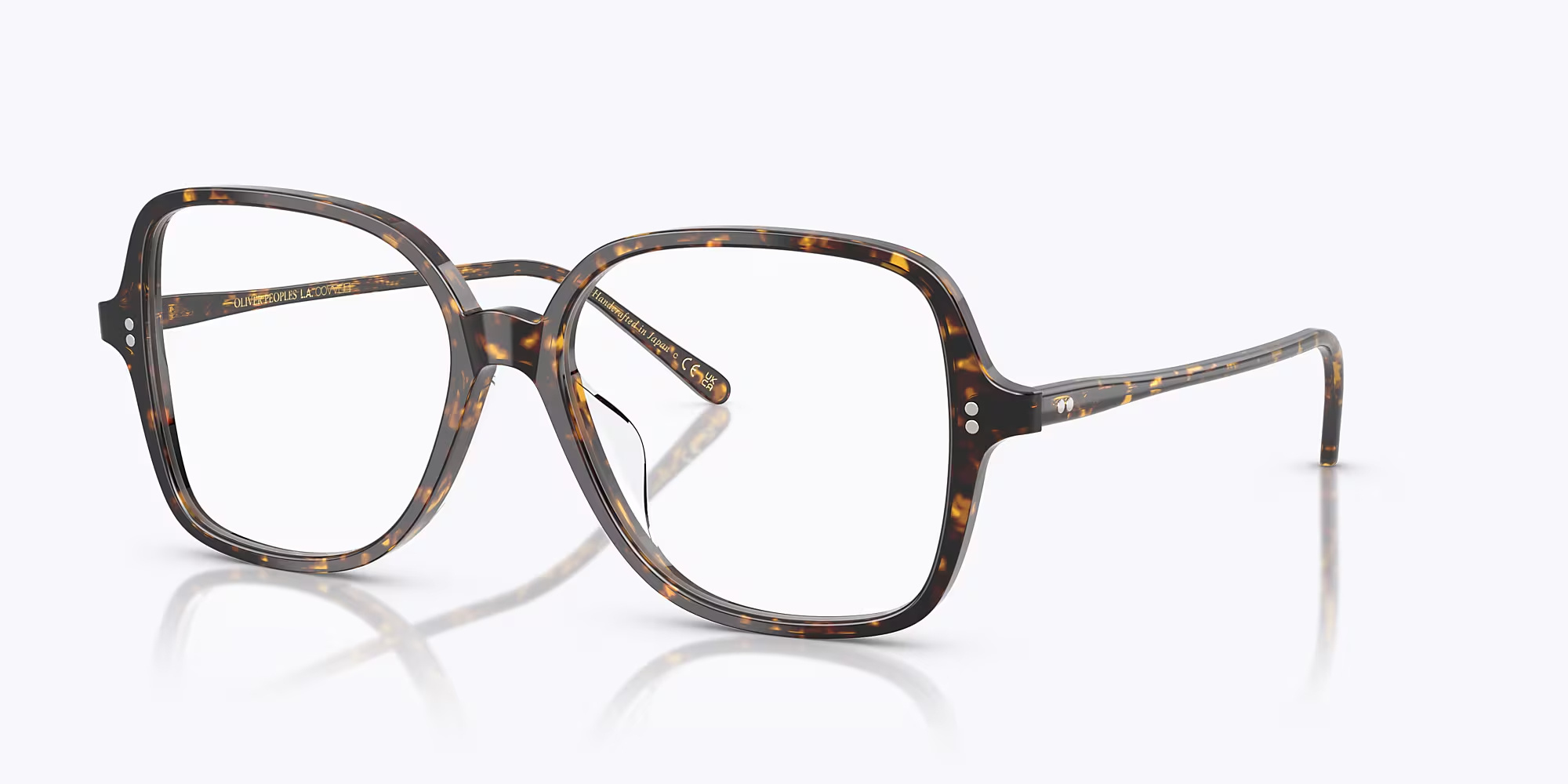 Oliver Peoples Full Frame Plain Mirror In Black