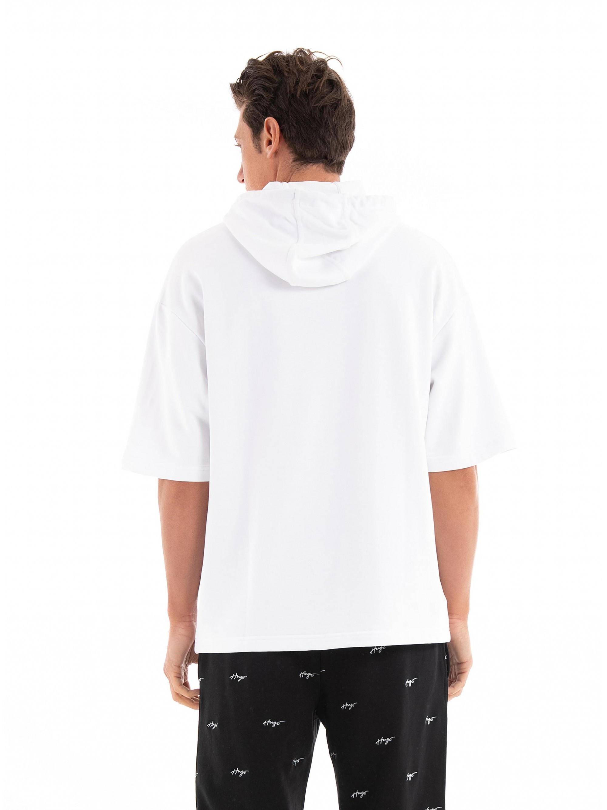 Hugo Boss Short-sleeved Sweater In White