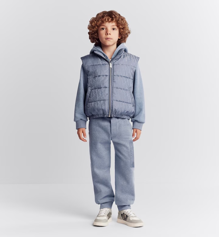 Dior Elastic Waist Sweatpants In Gray