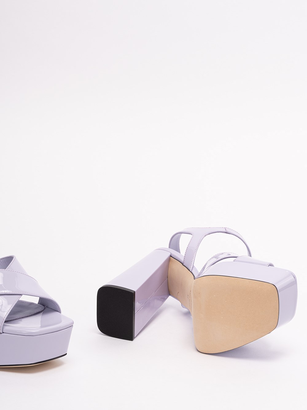 Sergio Rossi Logo High-heeled Sandals In White