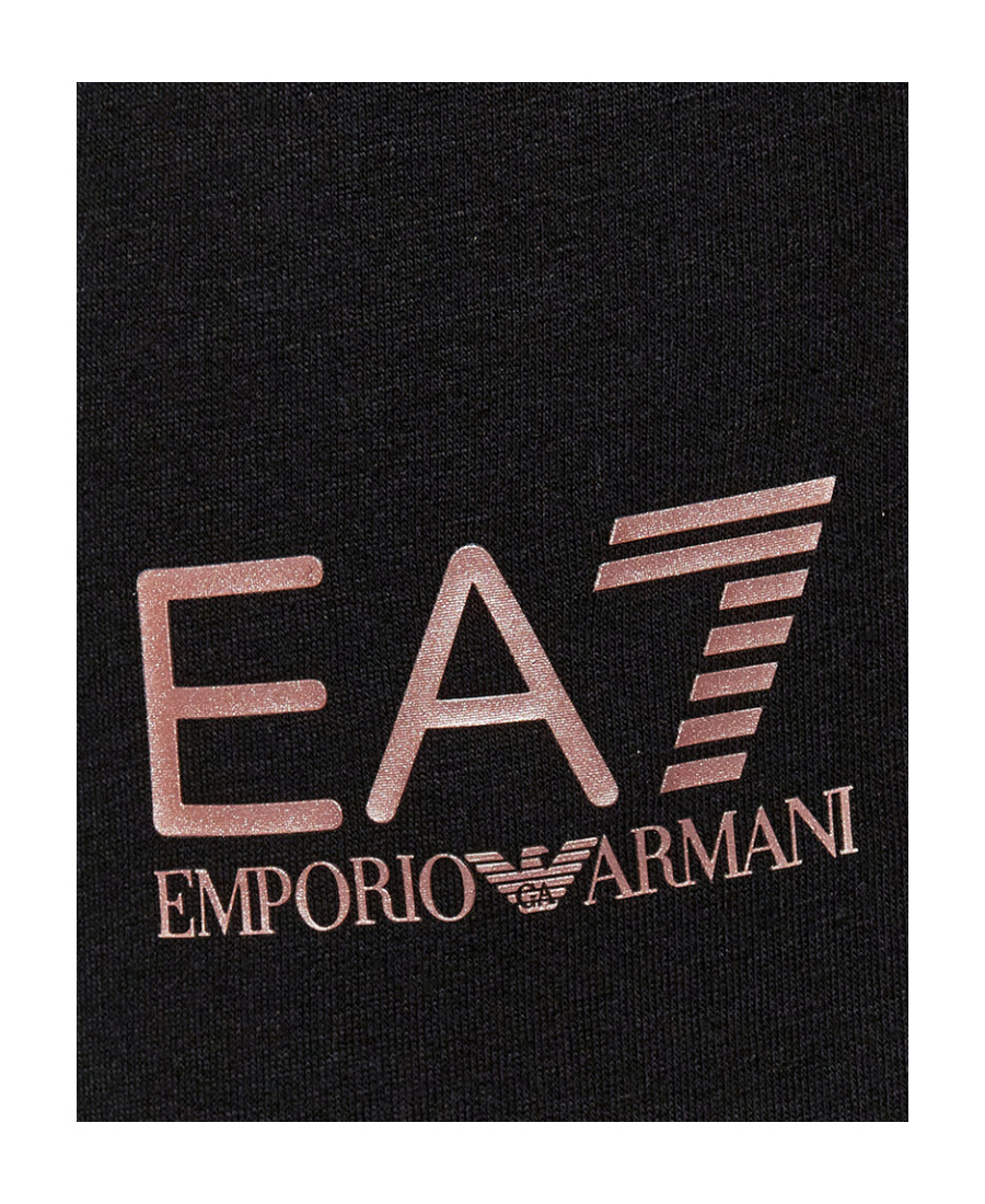Shop Ea7 Logo Sweatpants In Black