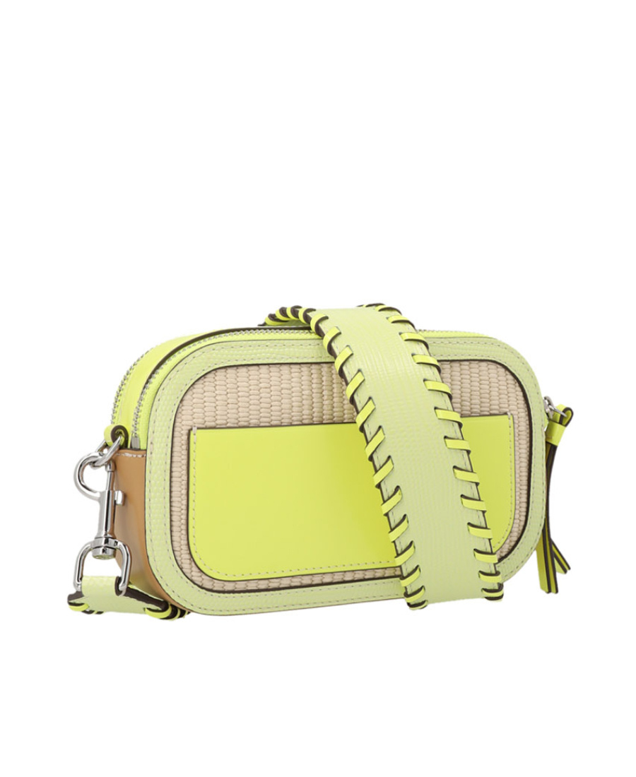 Tory Burch Logo Strap Satchel In Nude
