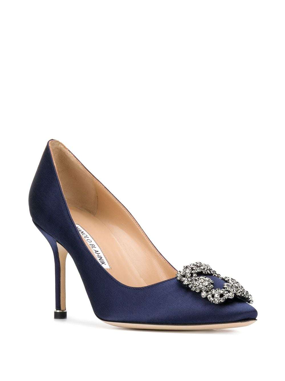 Manolo Blahnik Scorpion Hangisi Pumps In Black