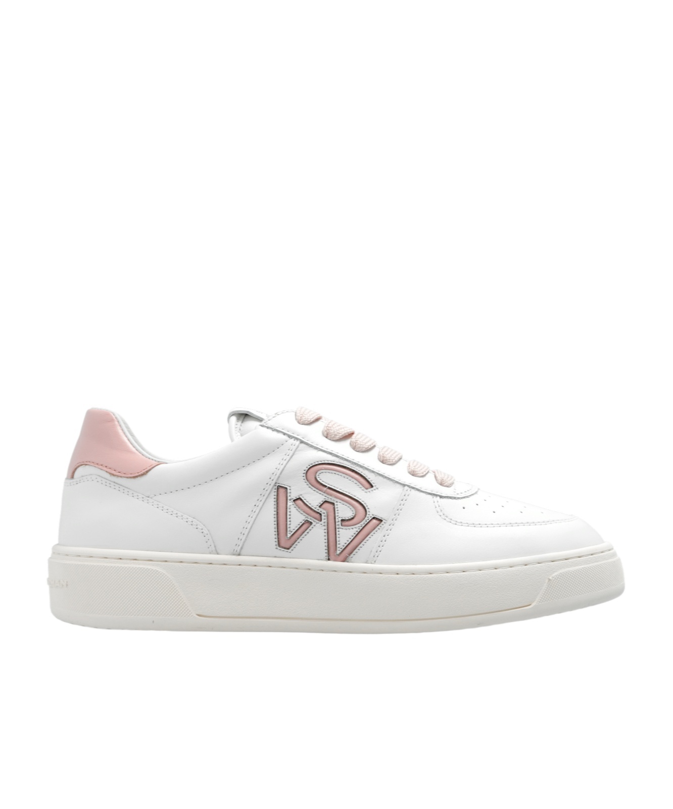 Stuart Weitzman Lace-up Low-cut Casual Shoes In White