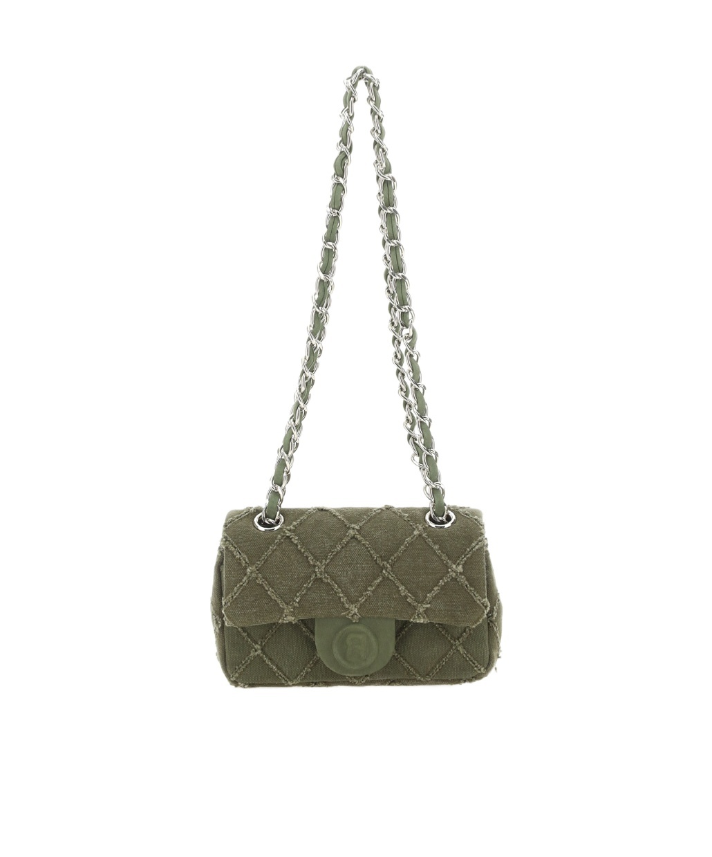 Readymade Chain Shoulder Bag In Green