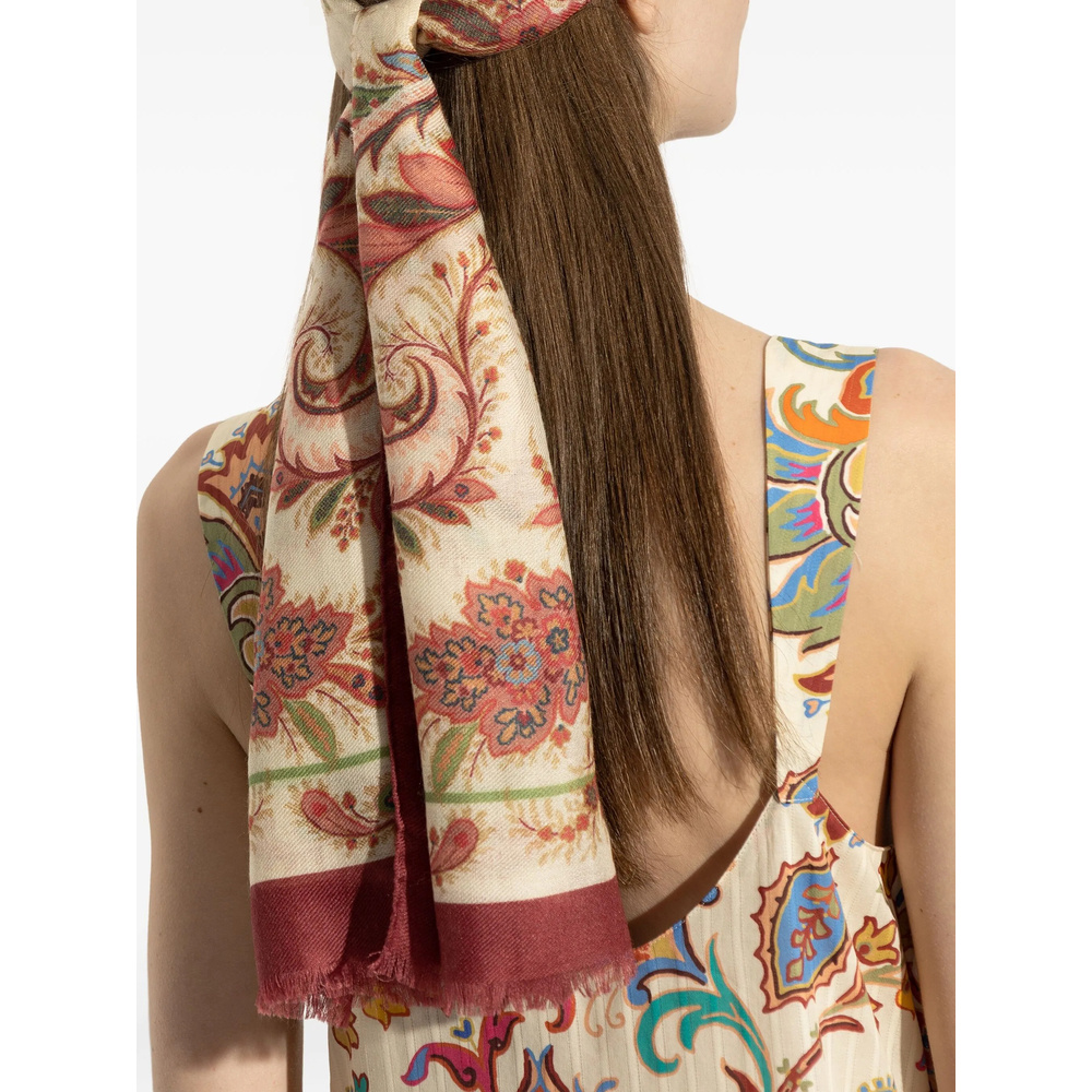 Etro Pattern Scarf In Multi