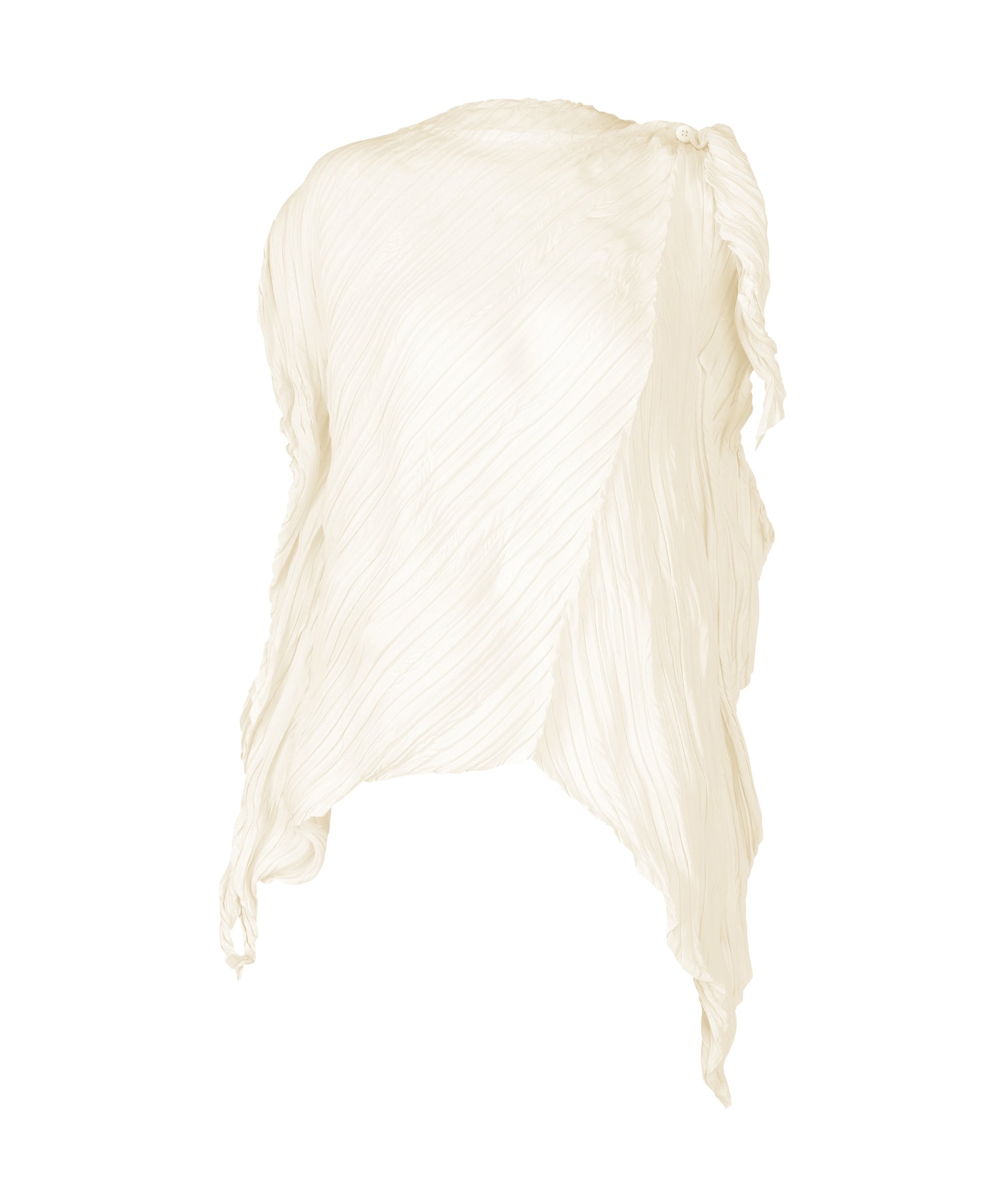 Shop Issey Miyake Wrinkled Twisted Top