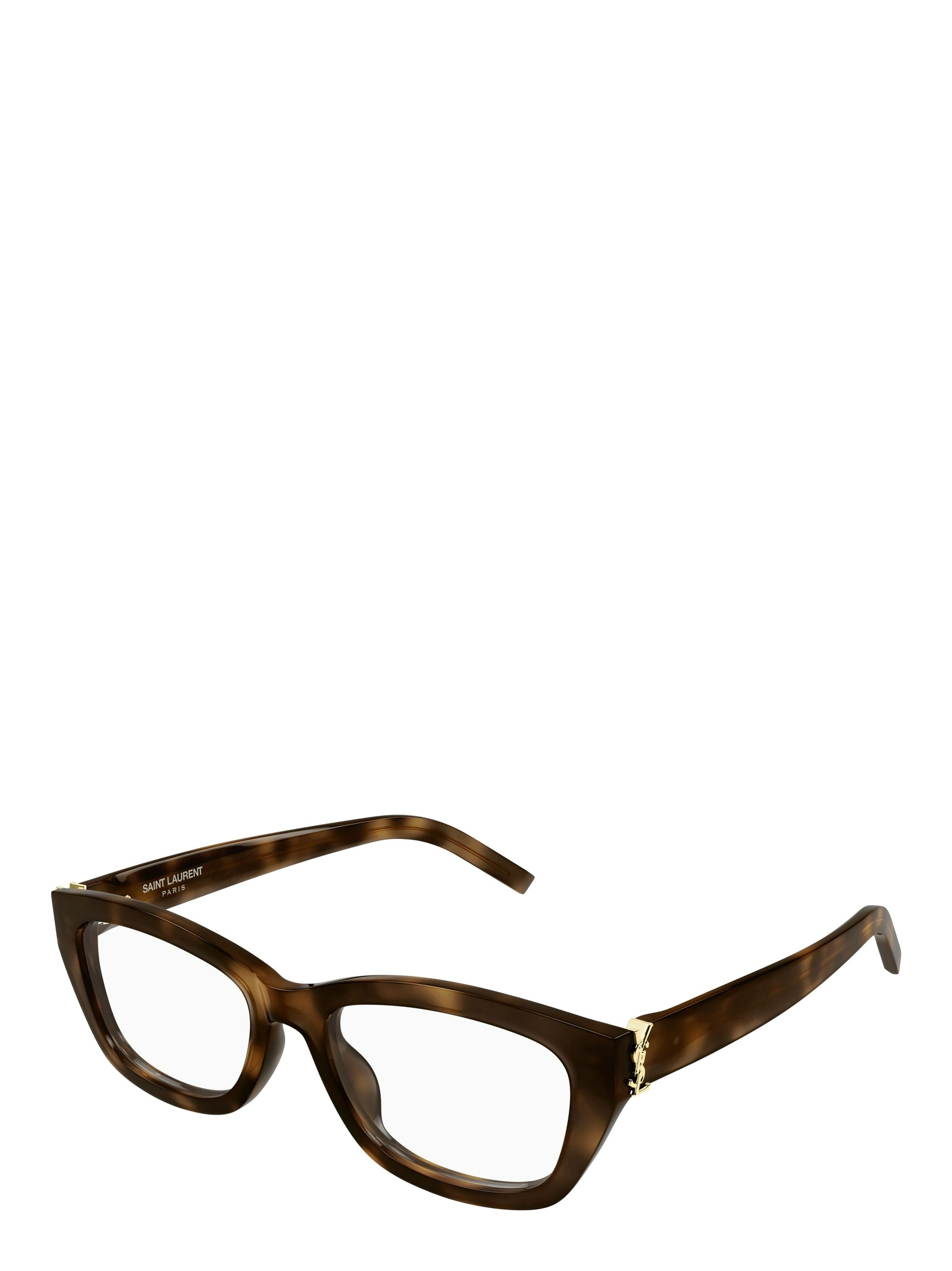 Saint Laurent Cat-eye Glasses In Brown