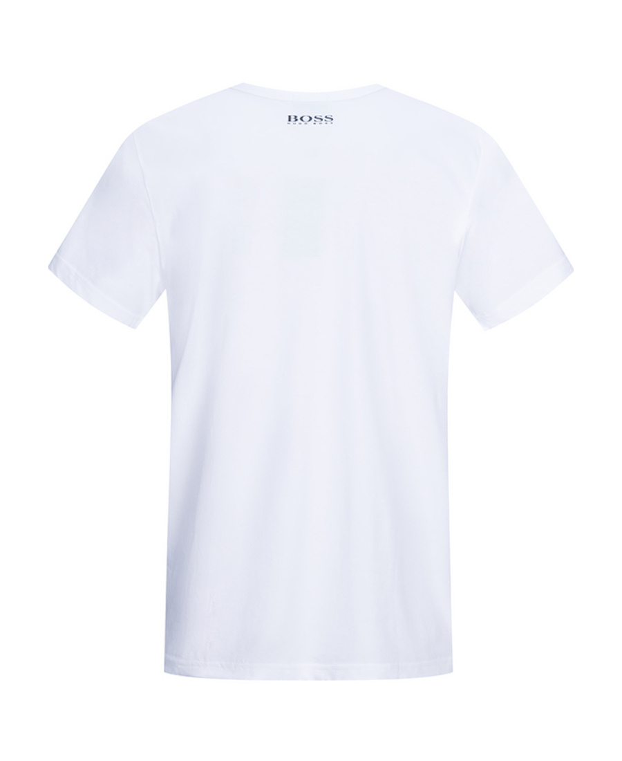 Hugo Boss Logo Details T-shirt In White