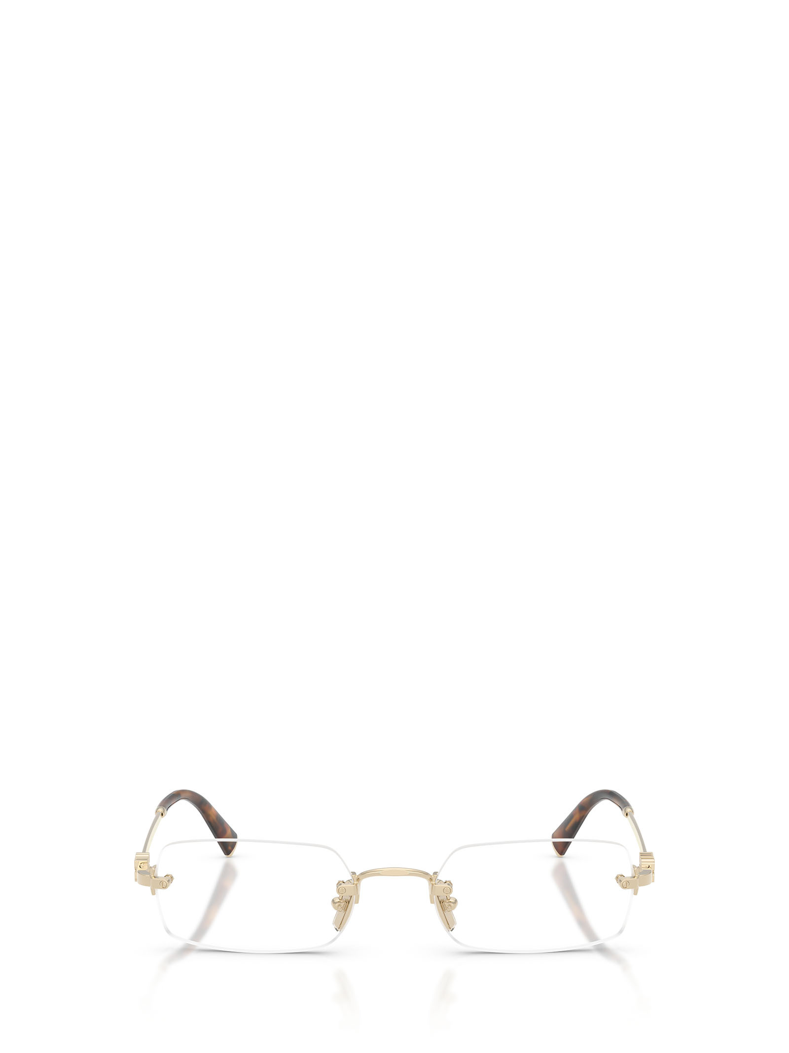 Miu Miu Frameless Plain Mirror In White