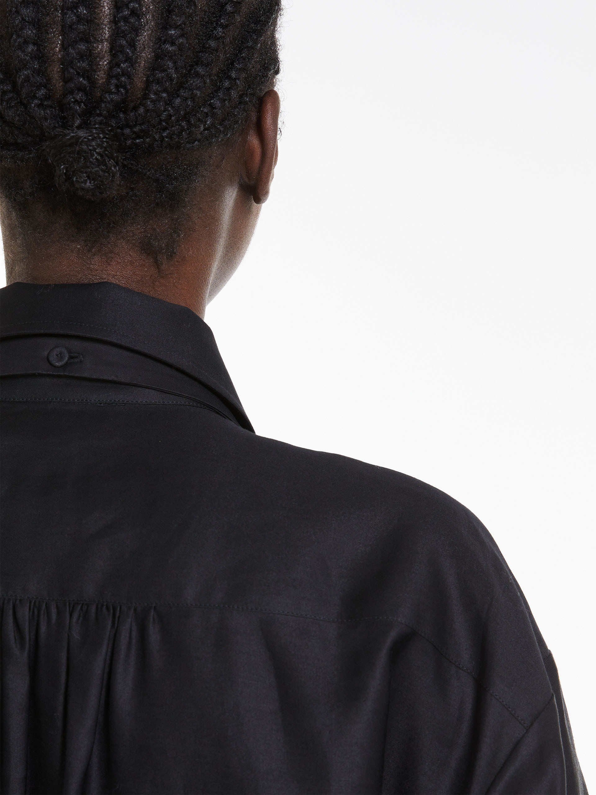 Max Mara Marea Long-sleeved Shirt In Black