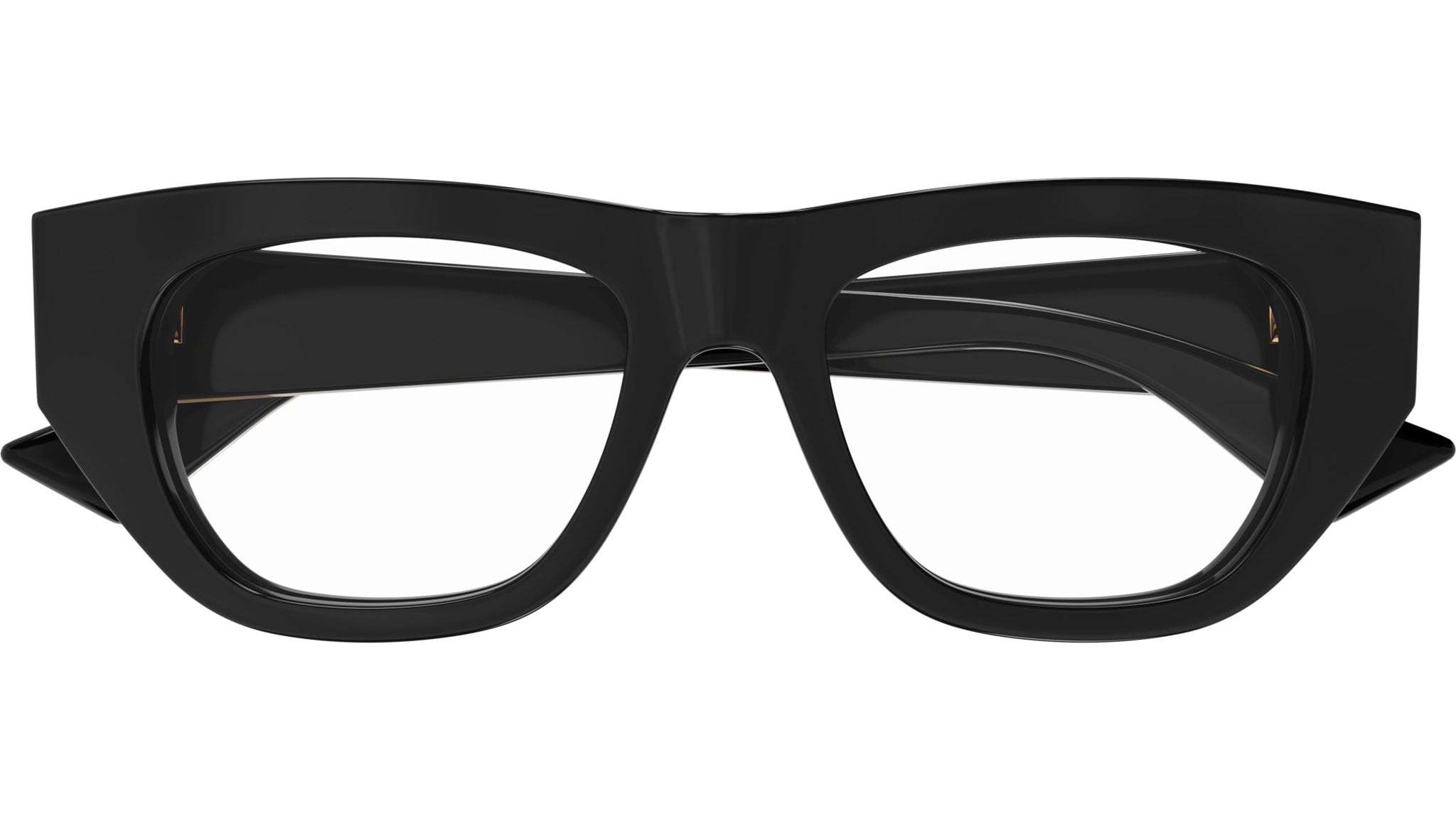 Bottega Veneta Geometric Frame Flat Mirror In Black