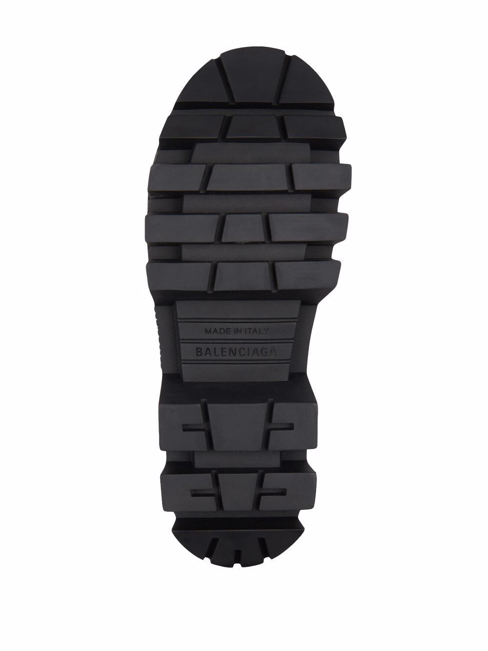 Balenciaga Bulldozer Lace-up Boots In Black