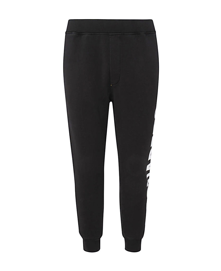 Shop Dsquared2 Logo Print Track Pants In Black