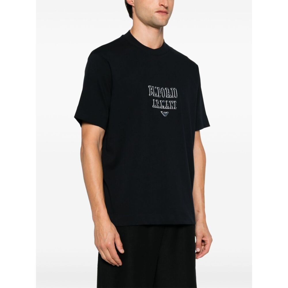 Emporio Armani Short-sleeved T-shirt In Black