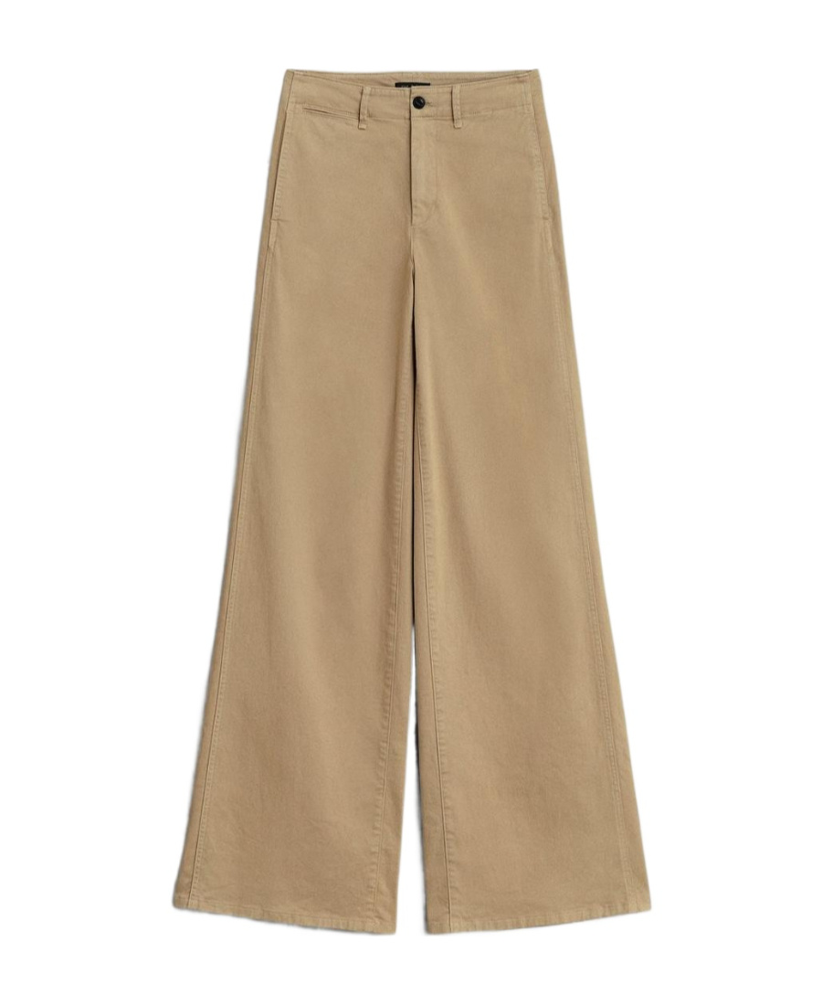 Rag & Bone Wide-legged Casual Pants In Nude