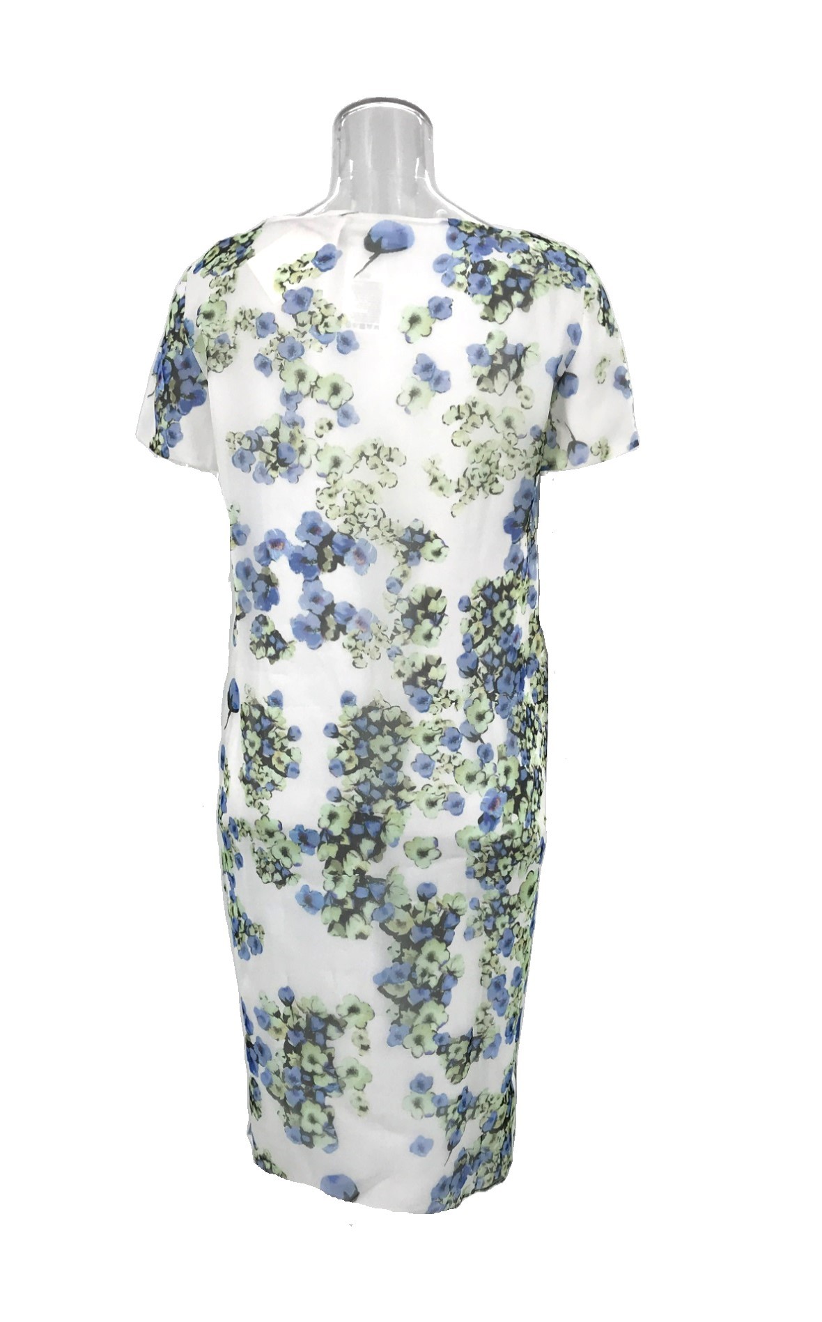 Max Mara Short Sleeve Dress In Multicolor