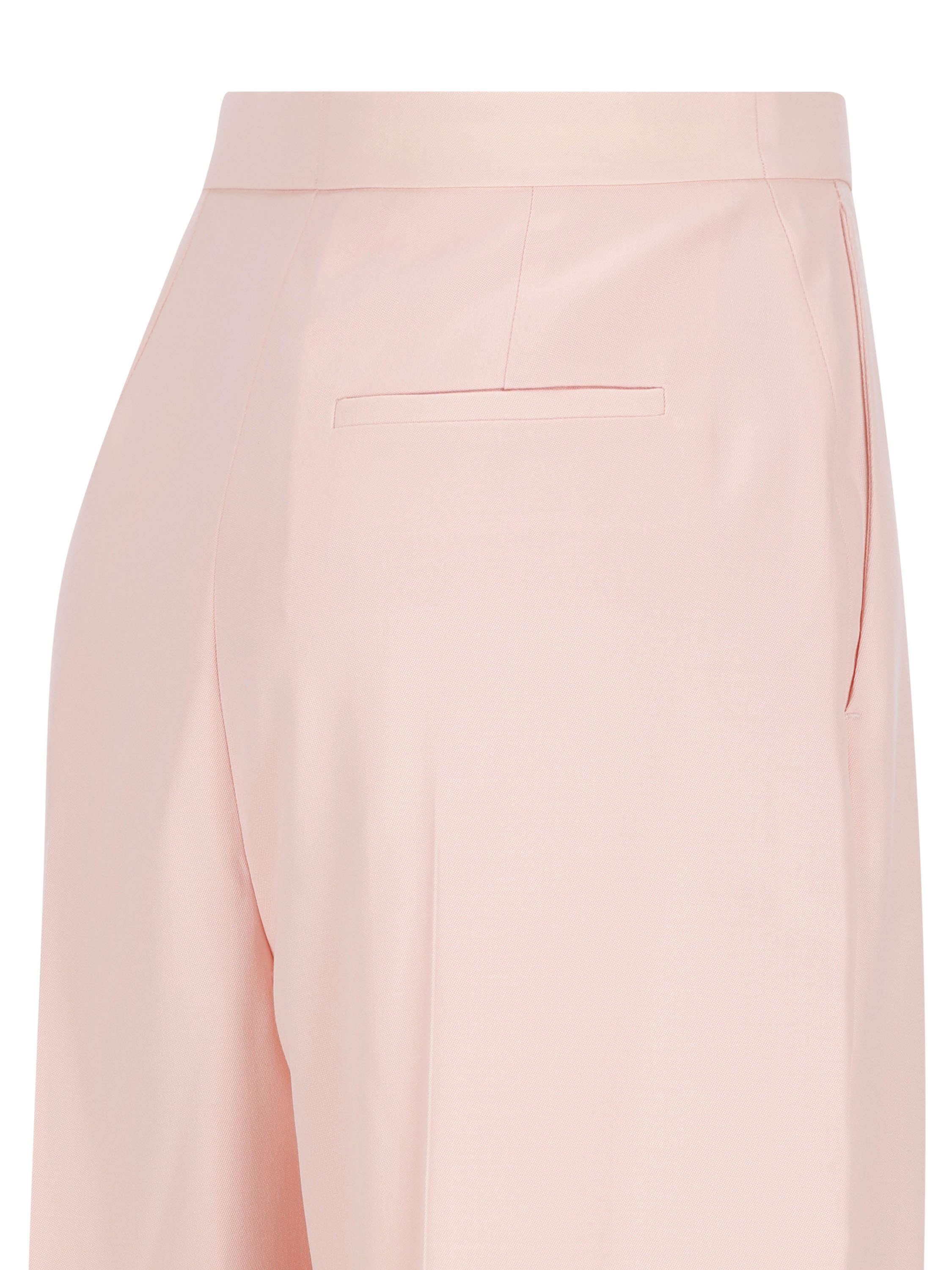 Alexander Mcqueen Pleat-detail Tailored Trousers In Pink