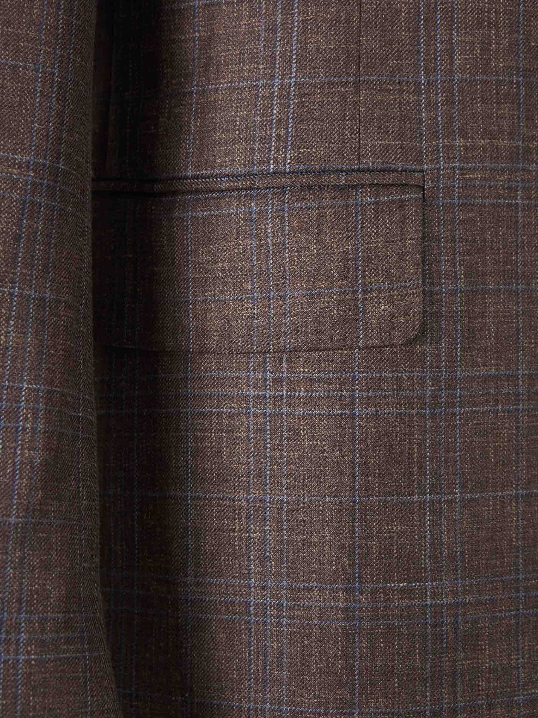 Canali Wool Suit In Brown