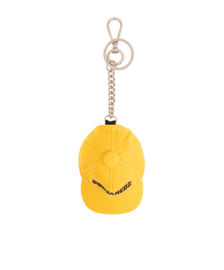 Dsquared2 Be Icon Keyring In Yellow