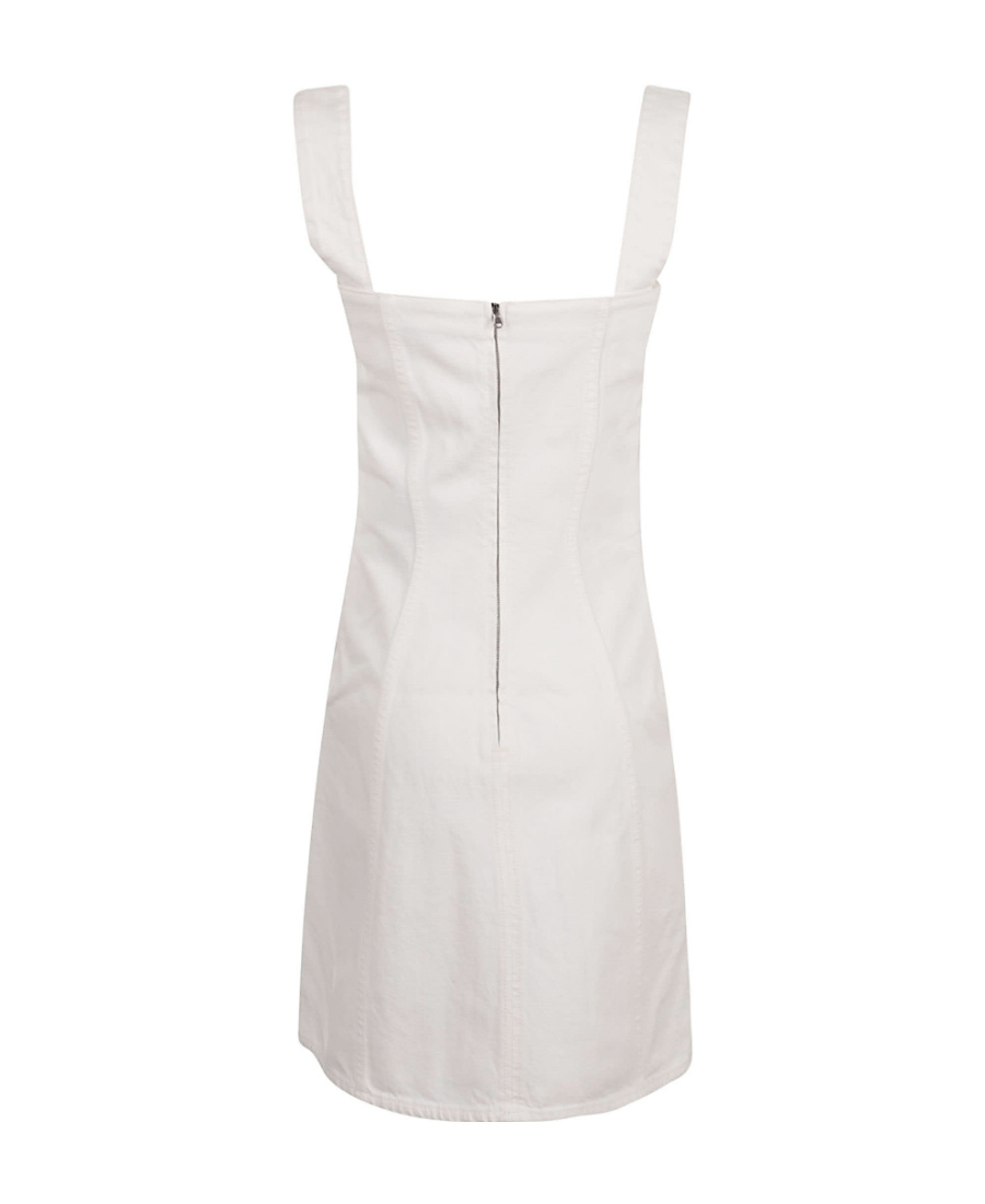 Stella Mccartney Vintage Denim Mini Dress In White