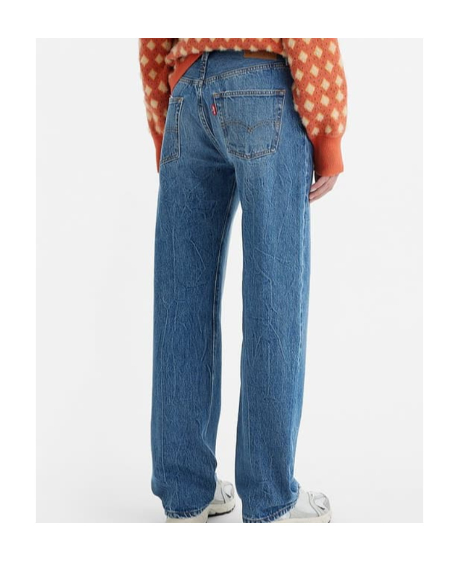 LEVI'S MID-RISE STRAIGHT-LEG JEANS