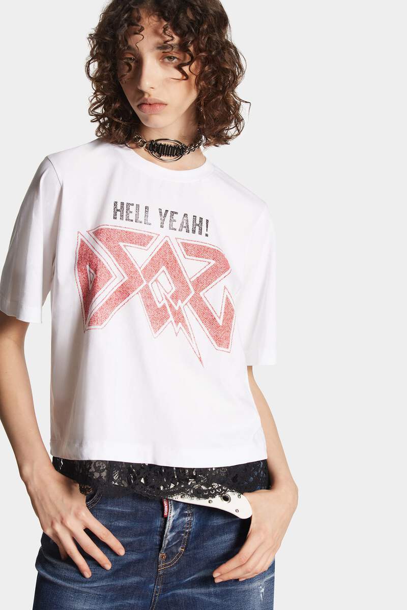 Dsquared2 Short-sleeved T-shirt In White