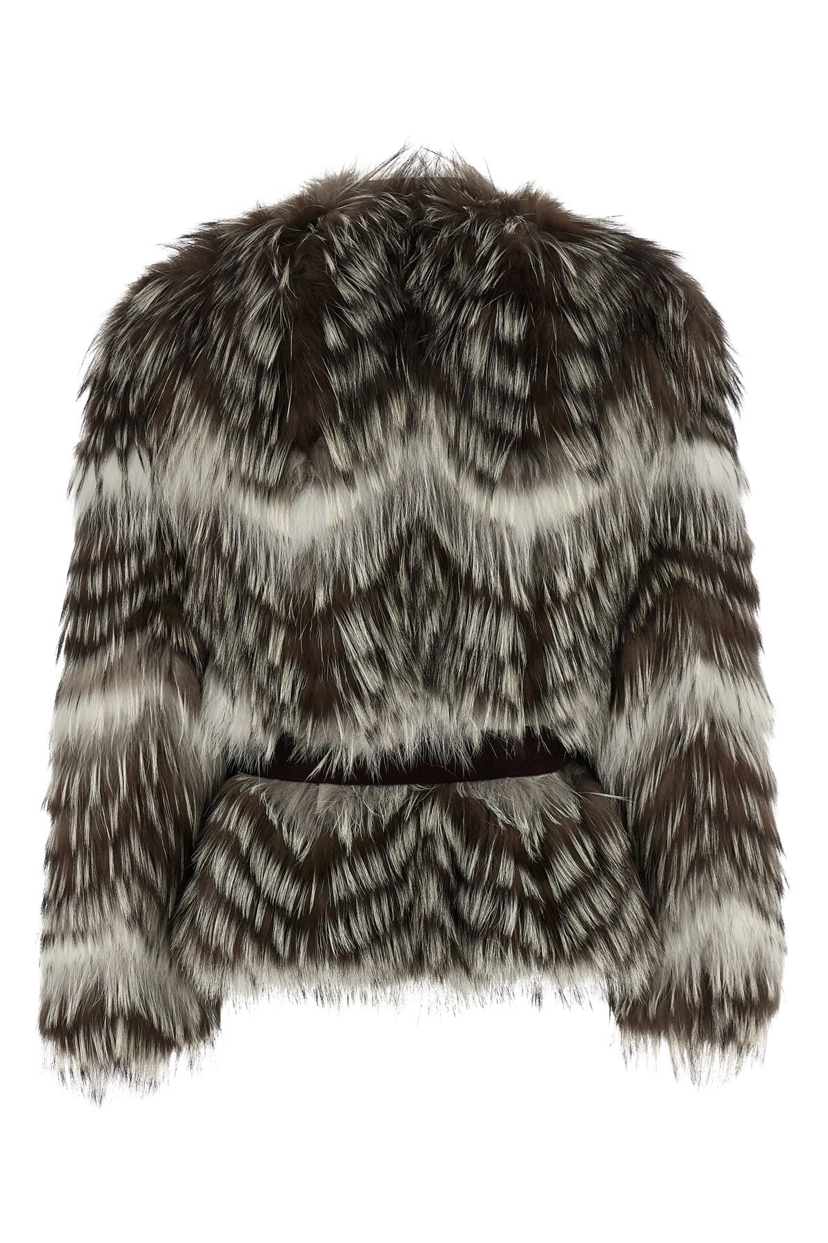 Yves Salomon Long-sleeved Fur In Multi