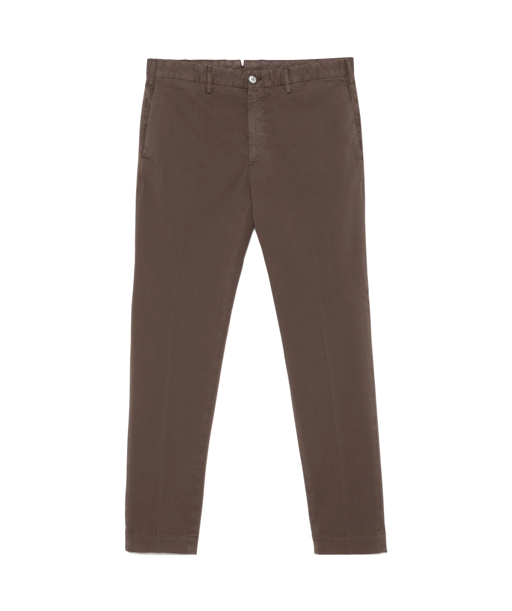 Incotex Straight-leg Trousers In Brown
