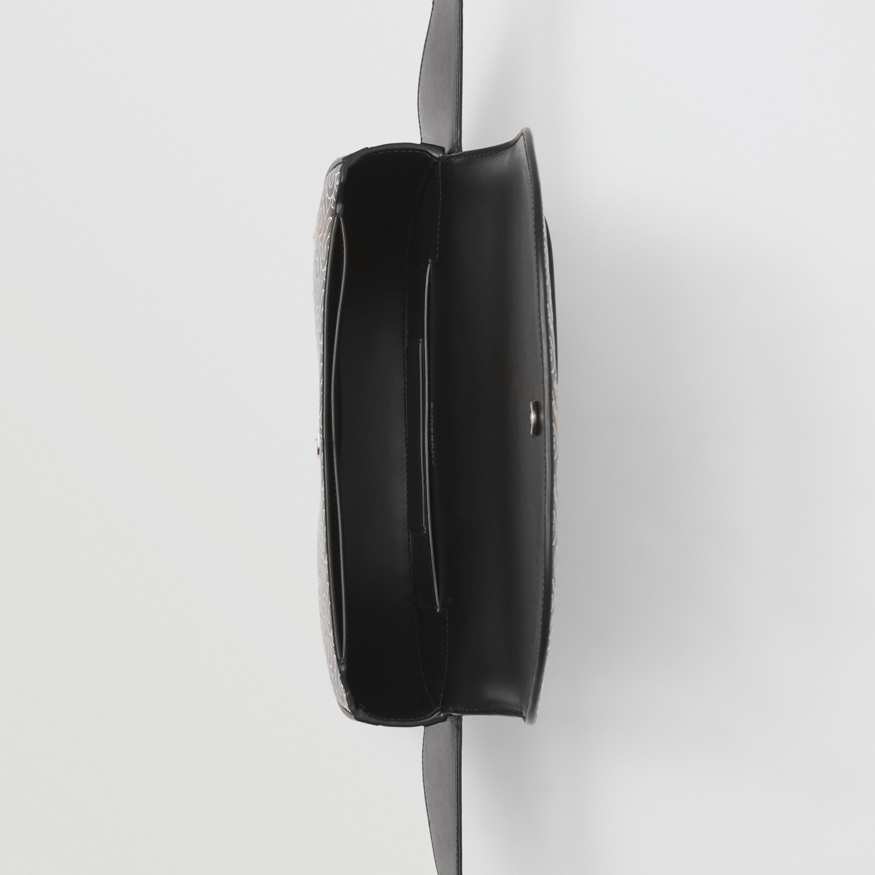 Burberry Olympia Tb Monogram-print Belt Bag In Black