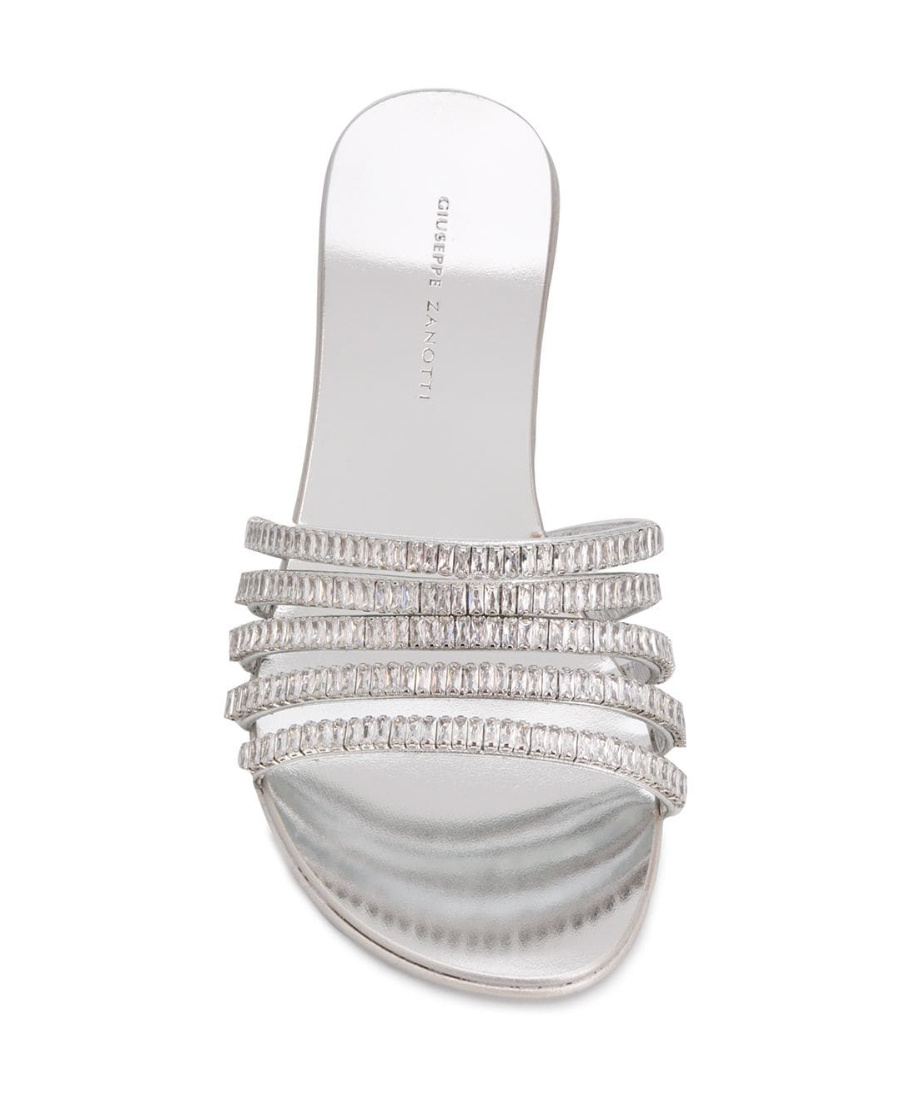 Giuseppe Zanotti Heeled Sandals With Ornament In White