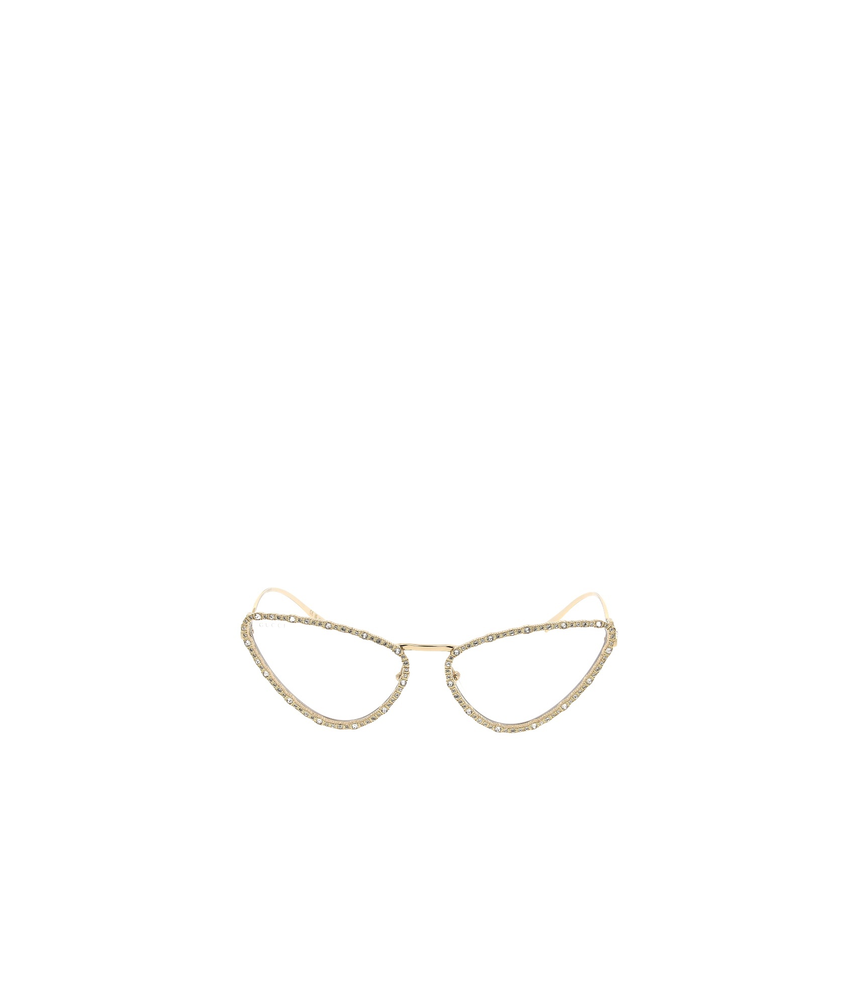 Gucci Interlocking G Cat-eye Glasses In Nude