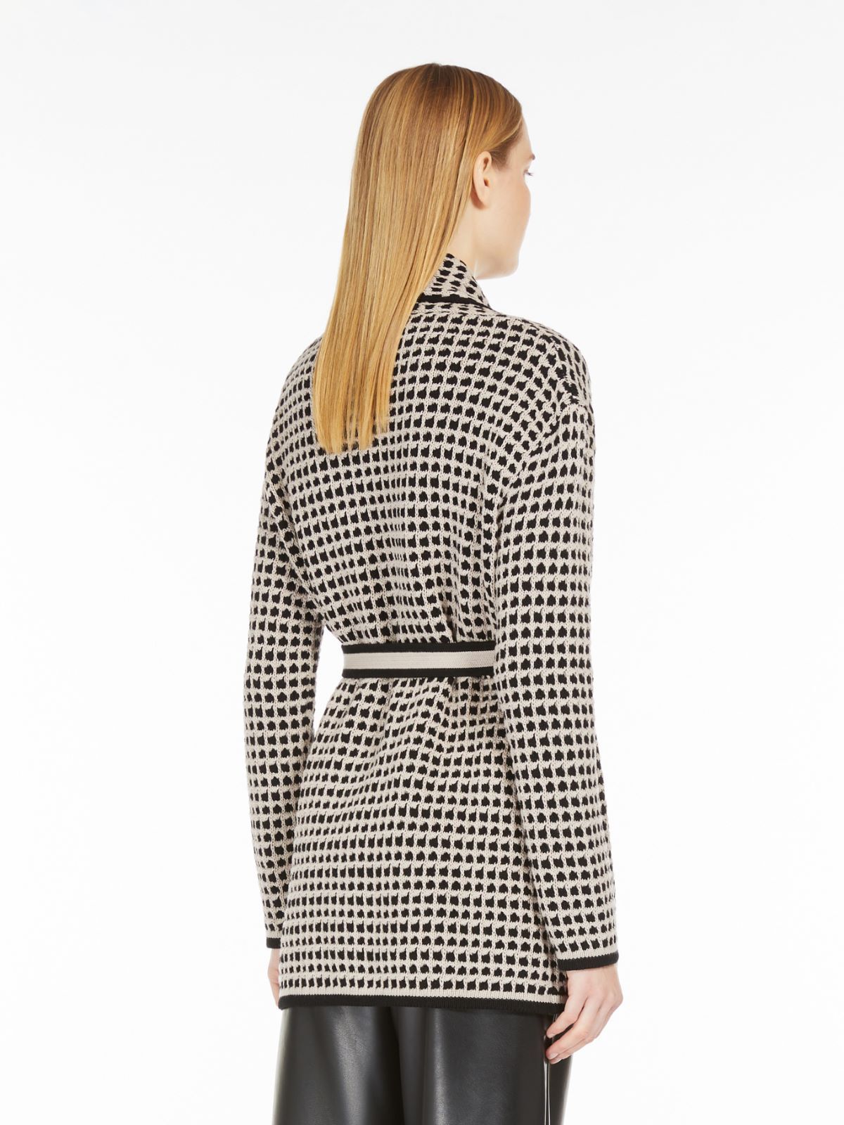 Max Mara Long-sleeved Cardigan In Nude