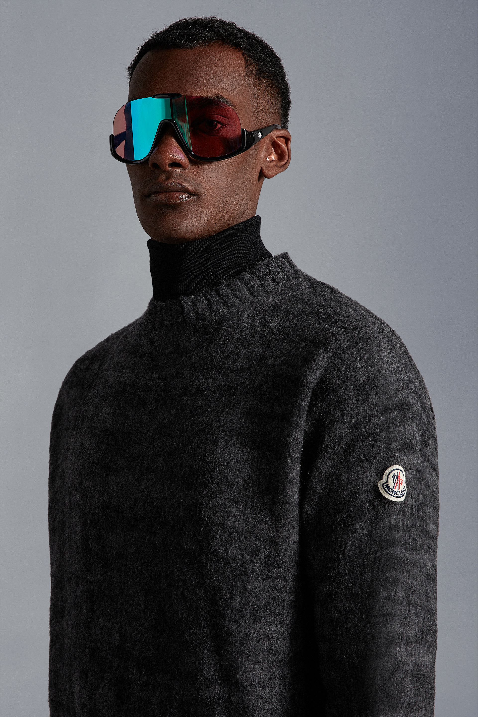 Shop Moncler Moulin� Virgin-wool Jumper In Gray