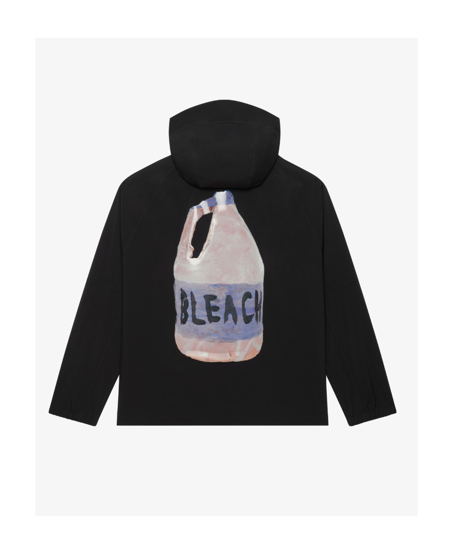 Givenchy Graphic-print Hooded Jacket In Black