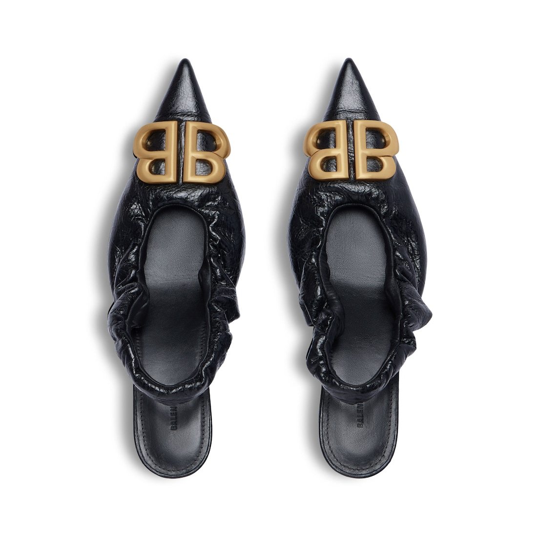 Balenciaga Monaco 50mm Slingback Pumps In Black