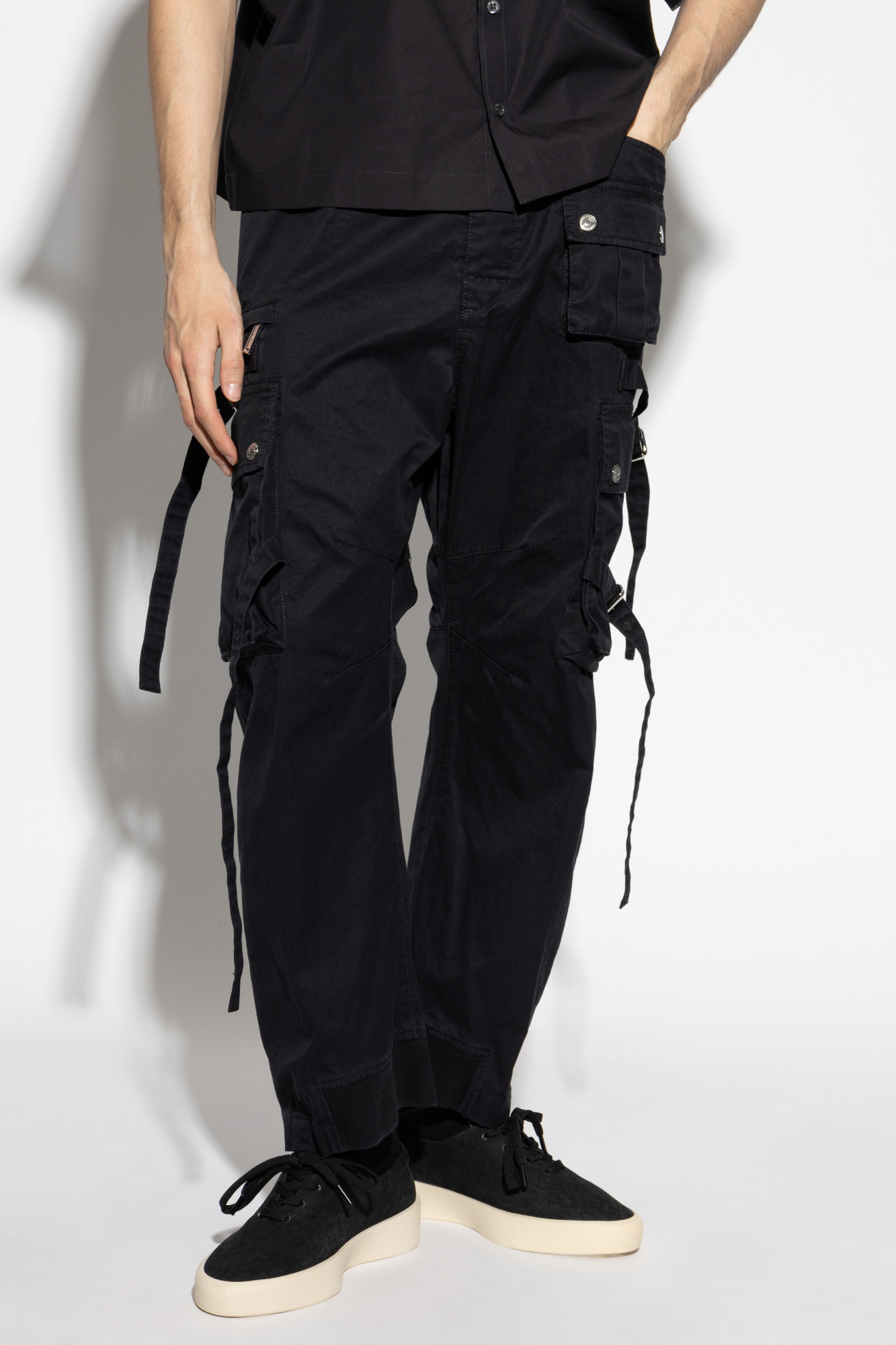 Dsquared2 Work Casual Pants In Black
