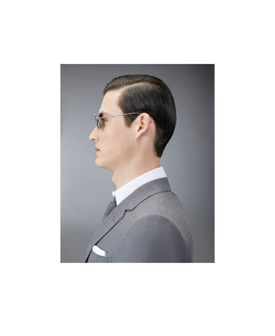 Thom Browne Square-frame Sunglasses In Gray